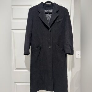 Elegant Black Women's Trench Coat